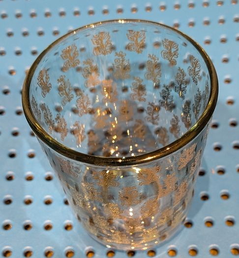 Decorative glass container