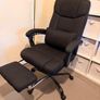 Office Chair with Lumbar Cushion and leg rest Image 5