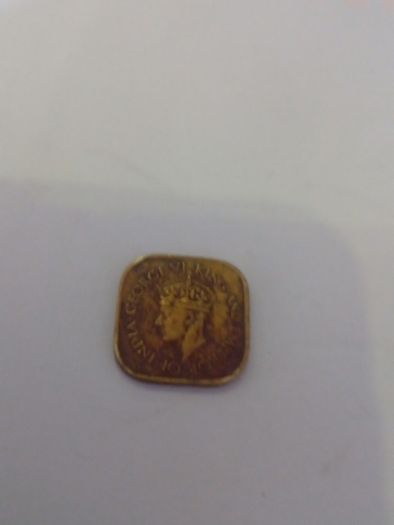 1944 Ceylon 5 Cents Coin