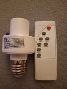 Wireless lamp holder E27 remote control