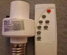 Wireless lamp holder E27 remote control