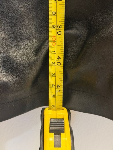 Vintage Italian Leather Coat Matrix Style XXL