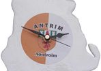 Handmade Glass County Clock - Antrim