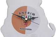 Handmade Glass County Clock - Antrim