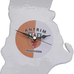 Handmade Glass County Clock - Antrim