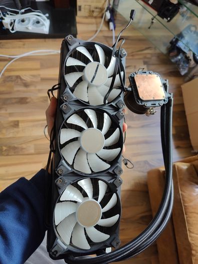 Tempest 360mm ARGB Liquid CPU Cooler Black