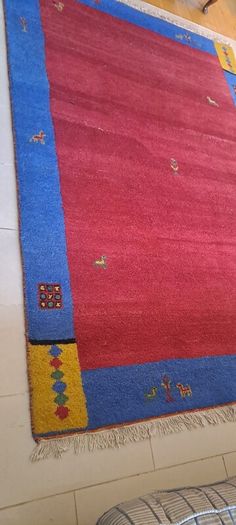 Huge Persian Gabbeh Rug Wool