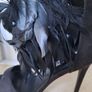 Black feather heels PRICE DROP Image 6