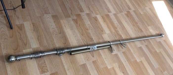 Curtain rail - chrome