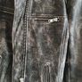 ISABEL MARANT Etoile antracite buffalo leather biker jacket Sz 40 (Fit 12-14UK) Rrp 1100 (New) Image 3