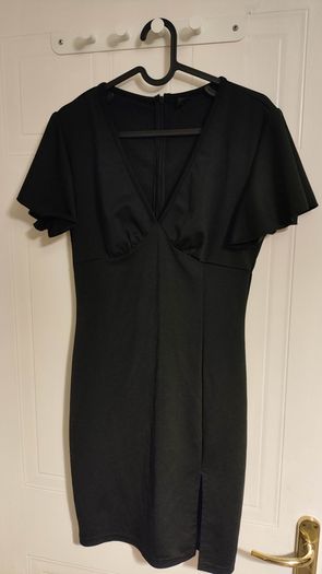 Elegant Black Mini Dress UK 14
