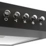 60cm Visor Cooker Hood Undercabinet Hoods Wall Mounted Kitchen Extractor Fan 600mm Top Vented Range Hood Image 3