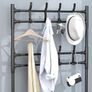 Brand New Coat Rack with Shoe Shelves 8 Removable Hooks 5-Tier Image 4