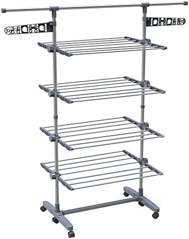 4 Tier Clothes Airer Drying Rack