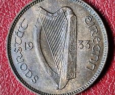 Ireland Excellent 1933 farthing coin