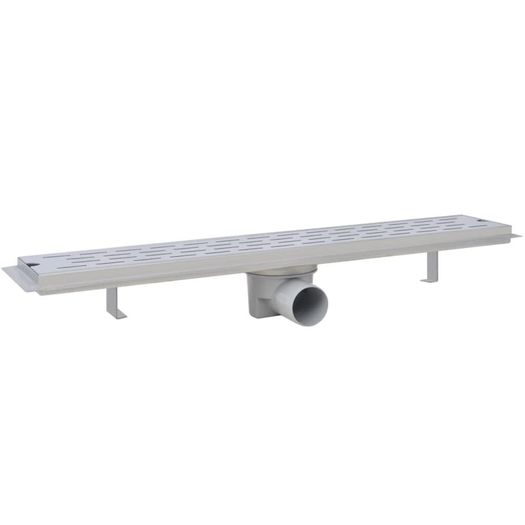 Linear Shower Drain 2 pcs Line 630x140 mm Stainless Steel