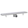Linear Shower Drain 2 pcs Line 630x140 mm Stainless Steel Image 5