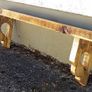 Rustic floating stove mantle / shelf Image 7