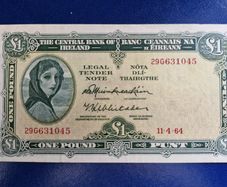 Ireland 1964 Lady Lavery 1 pound