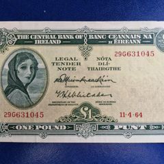 Ireland 1964 Lady Lavery 1 pound