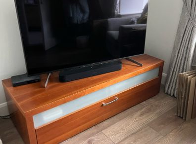 TV unit cherry colour