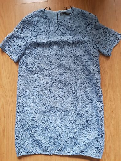 Zara midi blue dress