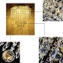 Crystal Chandeliers Lighting, K9 Chandelier Crystals Ceiling Lights, 300mm, Bead Lampshade with Clear Acrylic Jewel Droplets, Flush Mount LED Ceiling Light for Dining Room Bedroom Livingroom (FREE POSTAGE) Image 5