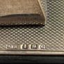 Art deco 1931 Birmingham solid silver stand.  Weighted Image 7