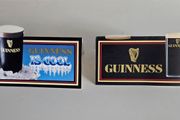 2 x Small Guinness card stands