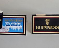 2 x Small Guinness card stands