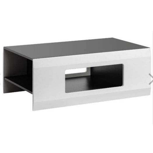 Modern Coffee Table With Storage Bicolour