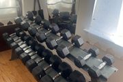 Hex Dumbell Set + Rack