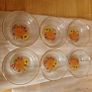VIntage 1980s Floral Glass Bowl Set  7 Pieces Image 6