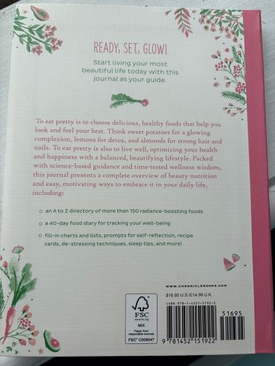 Eat pretty live well guided journal