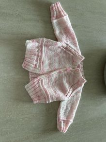 knitting baby cardigan