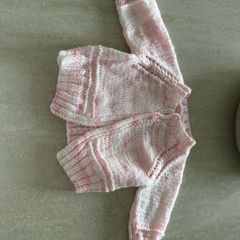 knitting baby cardigan