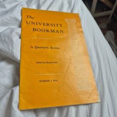 The University Bookman Magazine each Russell Kirk