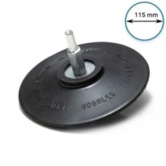 Glass Polish 12735 Rigid Hook and Loop Backing Pad with drill attachment | 115 mm