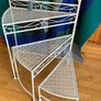 3 Tier plant stand. Metal. New. Cream colour Image 2