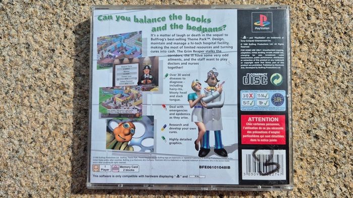 PlayStation 1 Theme Hospital Original