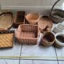 Wicker Baskets x 13 Image 2