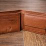 Genuine Leather Wallet Luxury Handmade RFID Secure Wallet Card Holder Image 4