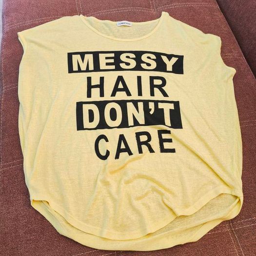 Yellow Baggy Top, one size