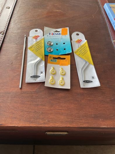 Sewing , knitting and crochet items