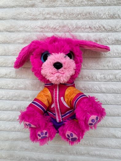 Scruff-A-Luvs Pink Puppy Dog Soft Plush approx. 23 cm. Used Dirty Please see photos