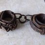 Antique/Vintage : Leather Horse Hobble Cuffs , Shackles Image 5
