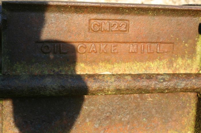 Antique Oil Cake Mill - Thompson Brothers  Vexford Antique Milling Machine