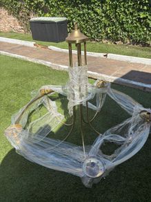 Refurbished Brass Chandelier