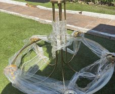 Refurbished Brass Chandelier