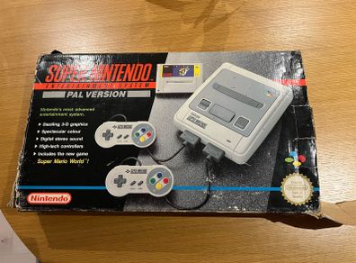 SNES Console with Super Mario World